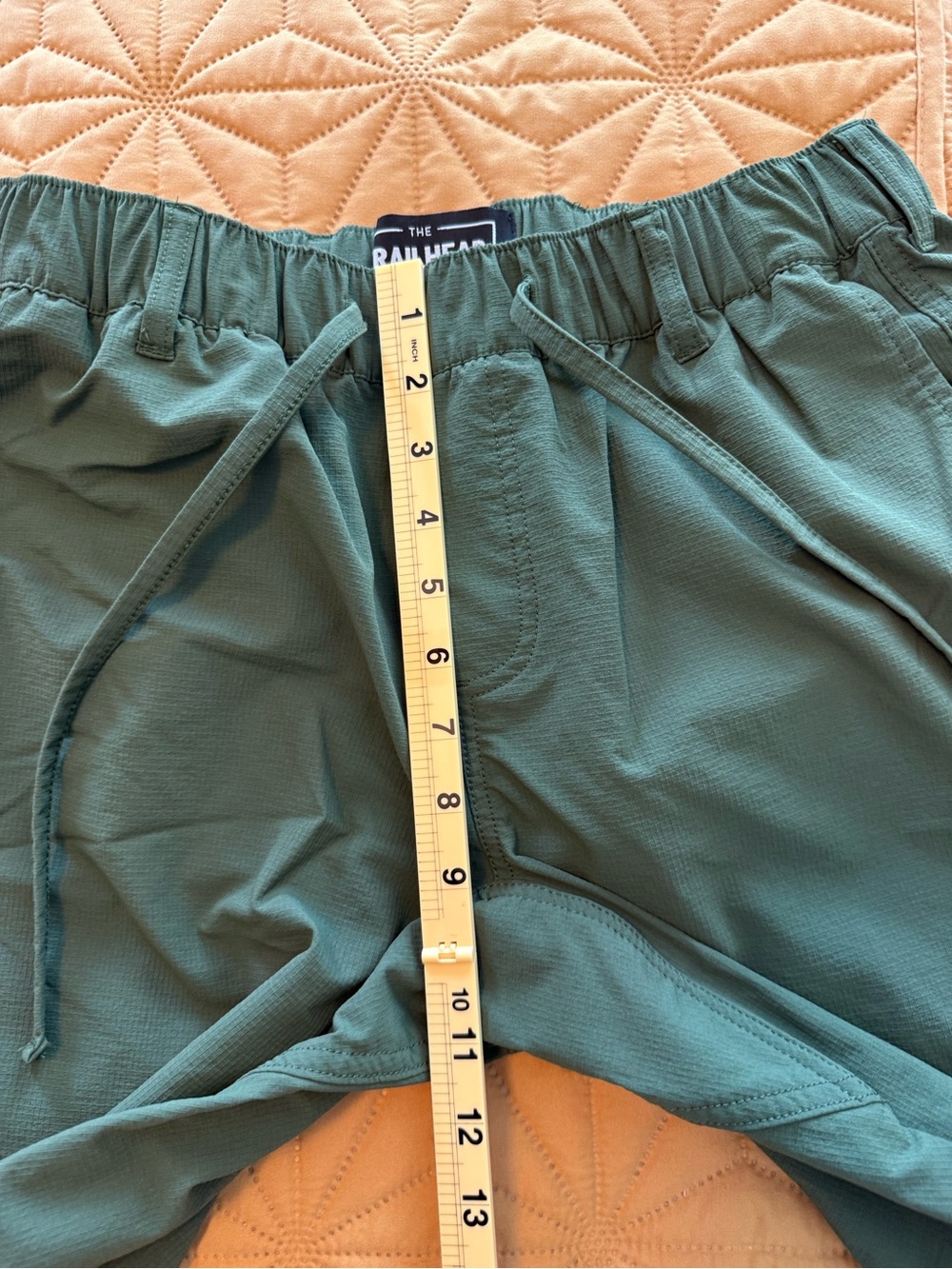 Coalatree Trailhead Adventure Pants Olive Green Ripstop Drawstring Hiking M Reg - Picture 13 of 14
